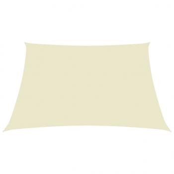 Sonnensegel Oxford-Gewebe Rechteckig 6x7 m Creme