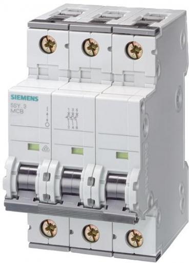 ARDEBO.de Siemens 5SY4310-6 Leitungsschutzschalter, 3-Polig, Typ B, 25A