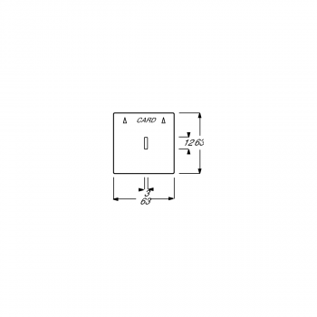 Busch-Jaeger 1792-885 Zentralscheibe, future linear, schwarz matt (2CKA001710A3905)