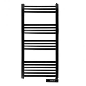 ARDEBO.de Eurom Sani-Towel 750 Black Badezimmerheizung, 750W, Thermostat, Überhitzungsschutz, schwarz (352542)