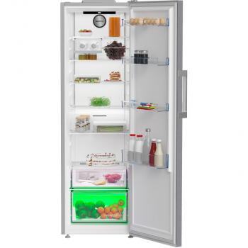 Beko B3RMLNE444HXB Stand Kühlschrank, 60 cm breit, 365L, NoFrost, Urlaubsmodus, SmoothFit, LED Illumination, Edelstahloptik