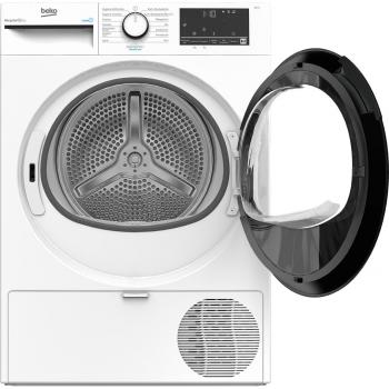 Beko B3T41230 A++ 7kg Wärmepumpentrockner, 60 cm breit, 15 Programme, Steam Cure, Innenbeleuchtung, OptiSense, Kindersicherung, weiß