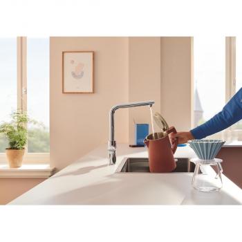 GROHE Blue Pure Minta Einhebelmischer mit Filterfunktion, L-Auslauf, chrom (30600000)