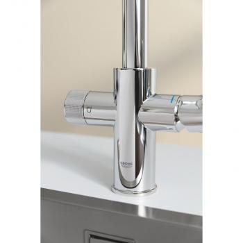 GROHE Blue Pure Minta Einhebelmischer mit Filterfunktion, L-Auslauf, chrom (30600000)