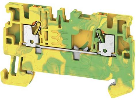ARDEBO.de Weidmüller A2C 1,5 PE Schutzleiterreihenklemmen, 2-Leiter, grün-gelb (1552680000)