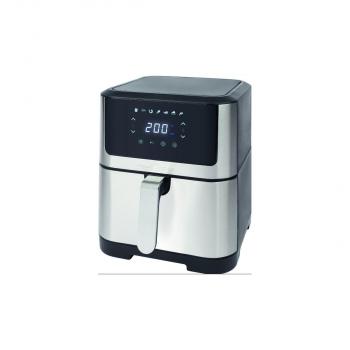 ProfiCook PC-FR 1269 H Heißluft-Fritteuse, 1800 W, 8 L, 7 Automatikprogramme, Edelstahl/schwarz (501269)