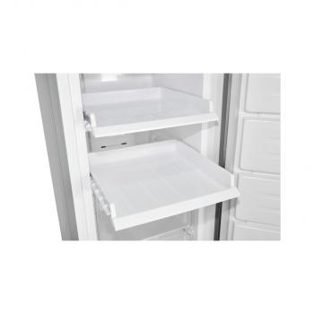 Exquisit GS271-NF-H-040D Stand Gefrierschrank, 54 cm breit, 204 L, NoFrost, 4 Schubladen, Schnellgefrieren, Gefriertablett, inoxlook