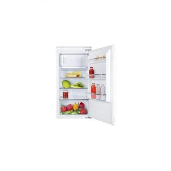 Amica EKSS 361 215 Einbaukühlschrank mit Gefrierfach, Nischenhöhe 102 cm, 140 L, Schlepptürtechnik, LED Beleuchtung, weiß