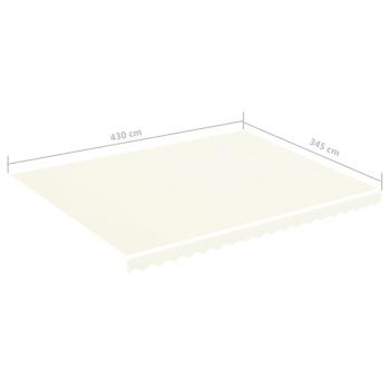 Markisenbespannung Creme 4,5x3,5 m