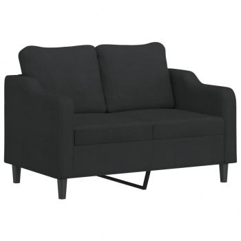 ARDEBO.de - 2-Sitzer-Sofa Schwarz 120 cm Stoff