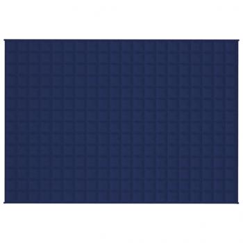 Gewichtsdecke Blau 135x200 cm 6 kg Stoff