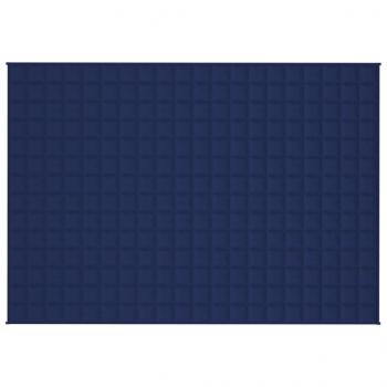 ARDEBO.de - Gewichtsdecke Blau 140x200 cm 6 kg Stoff