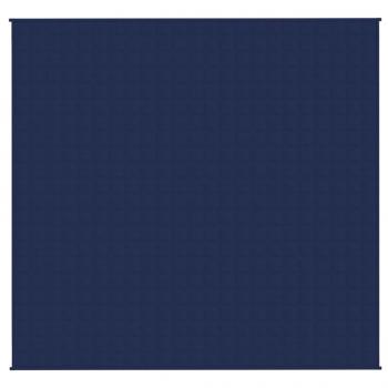 Gewichtsdecke Blau 220x230 cm 11 kg Stoff