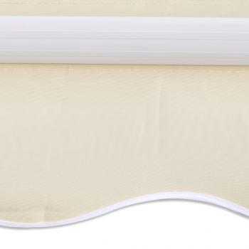 Markisenbespannung Canvas Creme 3 x 2,5 m (ohne Rahmen)