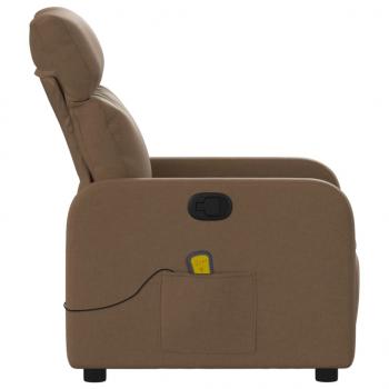 Massagesessel Braun Stoff