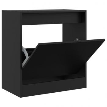 Schuhschrank Schwarz 60x34x63,5 cm Holzwerkstoff