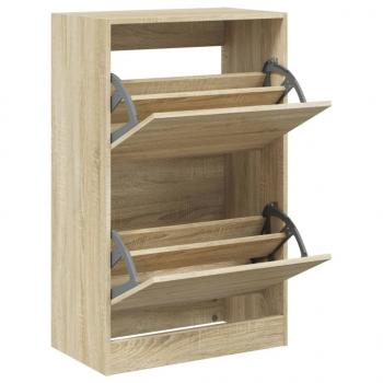 Schuhschrank Sonoma-Eiche 60x34x96,5 cm Holzwerkstoff