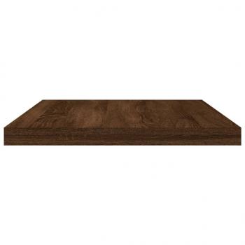 Wandregale 4 Stk. Braun Eichen-Optik 40x20x1,5 cm Holzwerkstoff