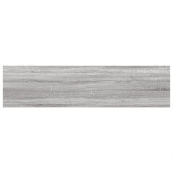 Wandregale 4 Stk. Grau Sonoma 40x10x1,5 cm Holzwerkstoff