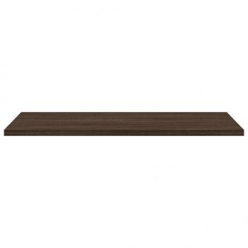 Wandregale 4 Stk. Braun Eichen-Optik 60x40x1,5 cm Holzwerkstoff