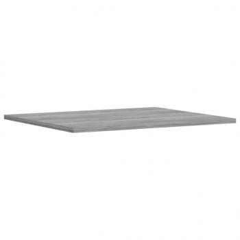 Wandregale 4 Stk. Grau Sonoma 60x50x1,5 cm Holzwerkstoff