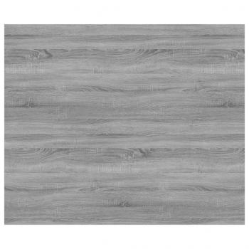 Wandregale 4 Stk. Grau Sonoma 60x50x1,5 cm Holzwerkstoff