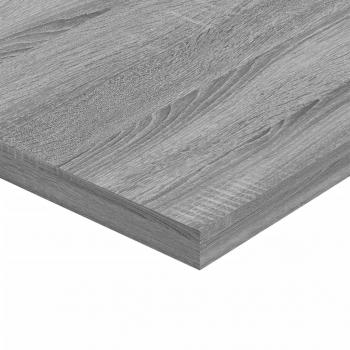 Wandregale 4 Stk. Grau Sonoma 60x50x1,5 cm Holzwerkstoff