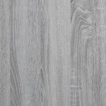 Wandregale 4 Stk. Grau Sonoma 60x50x1,5 cm Holzwerkstoff