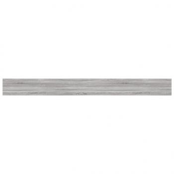 Wandregale 4 Stk. Grau Sonoma 100x10x1,5 cm Holzwerkstoff