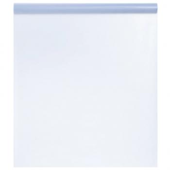 ARDEBO.de - Fensterfolie Statisch Matt Transparent Grau 60x2000 cm PVC