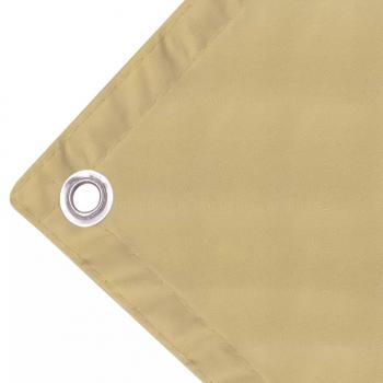 Balkonsichtschutz Oxfordgewebe 90x600 cm Beige