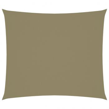 Sonnensegel Oxford-Gewebe Rechteckig 2x2,5 m Beige