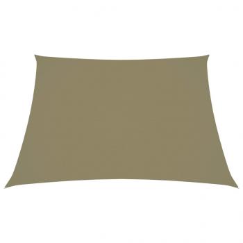 Sonnensegel Oxford-Gewebe Rechteckig 2x2,5 m Beige