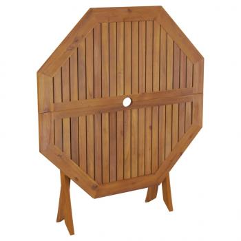 Klappbarer Gartentisch 90x75 cm Massivholz Akazie