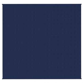 Gewichtsdecke Blau 220x240 cm 15 kg Stoff