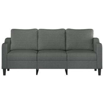 3-Sitzer-Sofa Dunkelgrau 180 cm Stoff