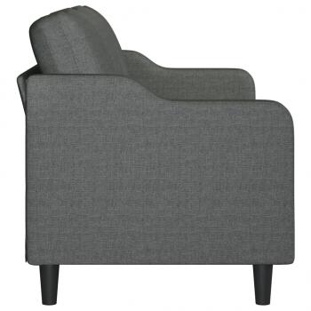 3-Sitzer-Sofa Dunkelgrau 180 cm Stoff