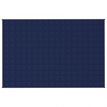 Gewichtsdecke Blau 122x183 cm 9 kg Stoff