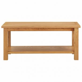 Couchtisch 110 x 55 x 40 cm Eiche Massivholz 