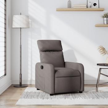 ARDEBO.de - Relaxsessel Taupe Stoff