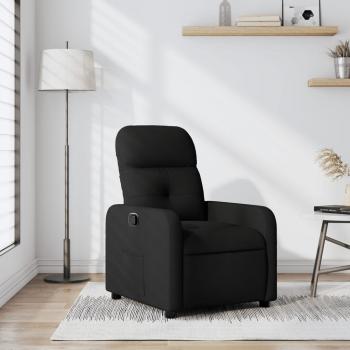 ARDEBO.de - Relaxsessel Schwarz Stoff