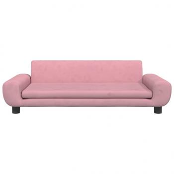 Hundebett Rosa 100x54x33 cm Samt