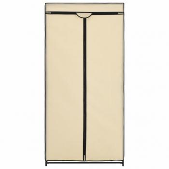 Kleiderschrank Creme 75×50×160 cm