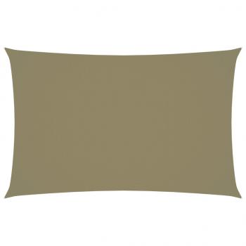 Sonnensegel Oxford-Gewebe Rechteckig 2x4,5 m Beige