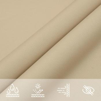 Sonnensegel Oxford-Gewebe Rechteckig 2x4,5 m Beige