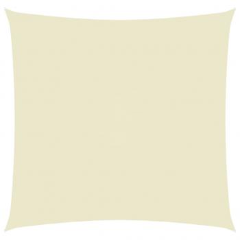 ARDEBO.de - Sonnensegel Oxford-Gewebe Quadratisch 6x6 m Creme