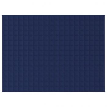 Gewichtsdecke Blau 152x203 cm 7 kg Stoff