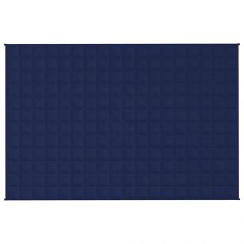 Gewichtsdecke Blau 122x183 cm 5 kg Stoff