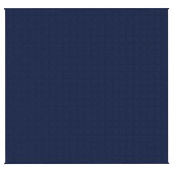 Gewichtsdecke Blau 220x240 cm 11 kg Stoff