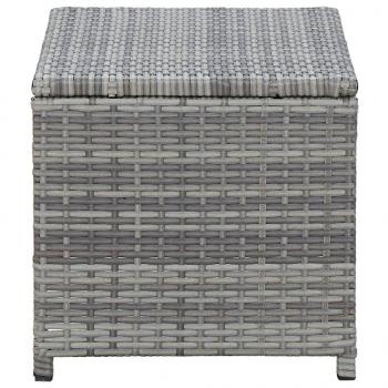 Couchtisch Anthrazit 70x40x38 cm Poly Rattan